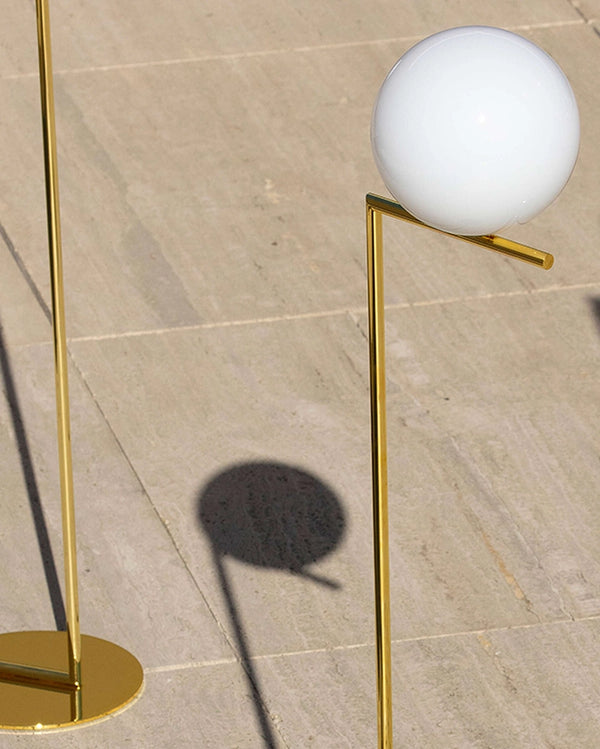 Flos IC F1 10 Anniversary Lampada a terra Oro con dimmer F3173044