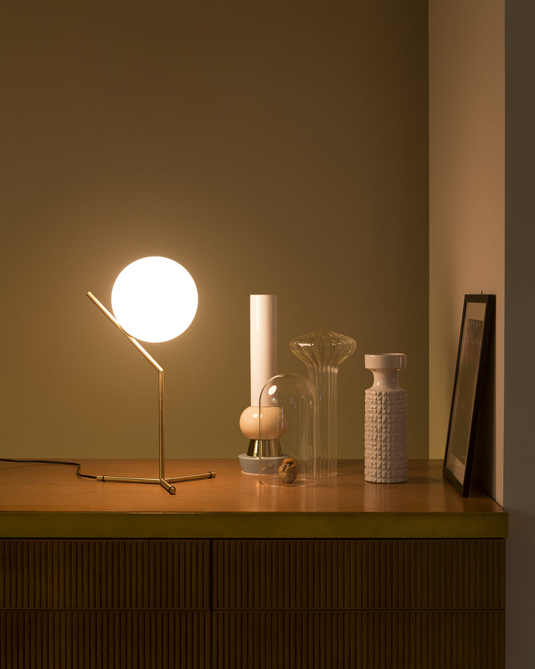 Flos IC Lights Table 1 High Lampada da tavolo nero F3170030 – vista 3