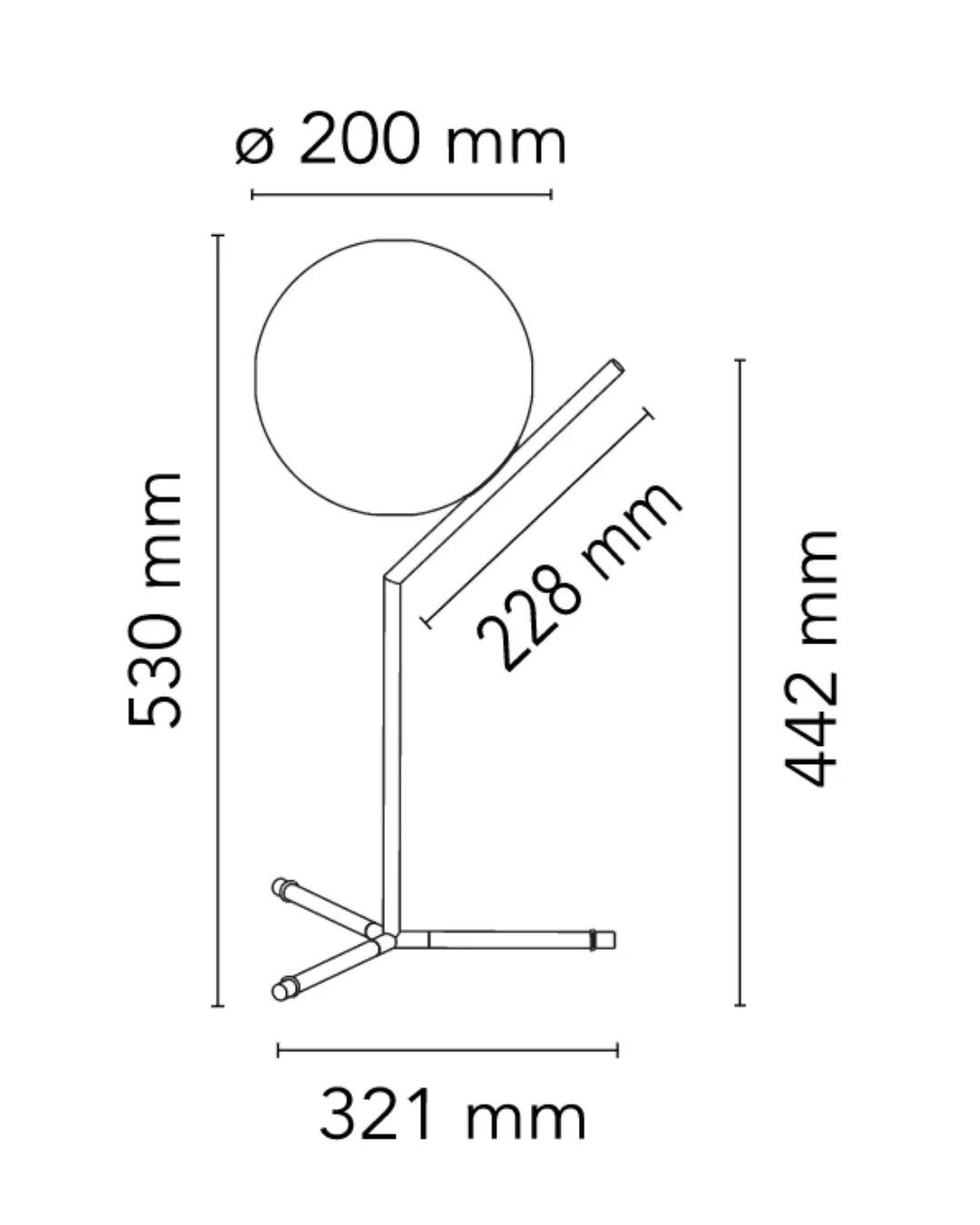 Flos IC Lights Table 1 High Lampada da tavolo nero F3170030 – vista 5