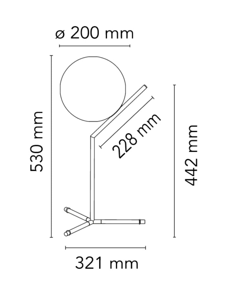 Flos IC Lights Table 1 High Lampada da tavolo nero F3170030 – vista 5