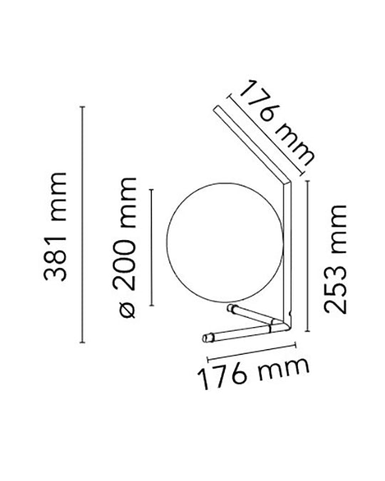 Flos IC T1 Low 10 Anniversary Lampada da tavolo F3171044