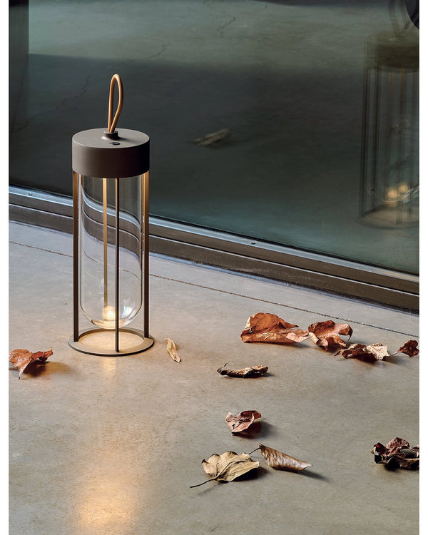 Flos In Vitro Unplugged Lampada ricaricabile 2700K Deep Brown F018E21K018