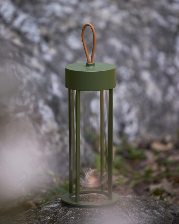Flos In Vitro Unplugged Lampada ricaricabile 2700K Pale Green F018E21K013