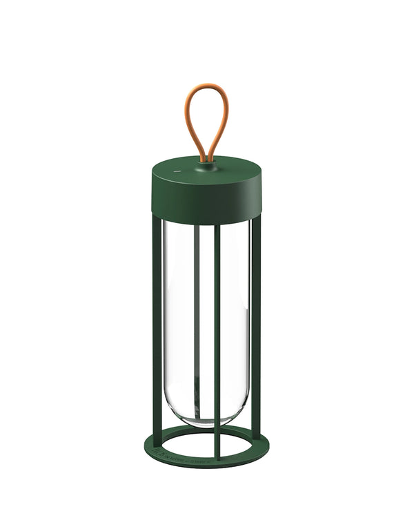 Flos In Vitro Unplugged Lampada ricaricabile 2700K Forest Green F018E21K012