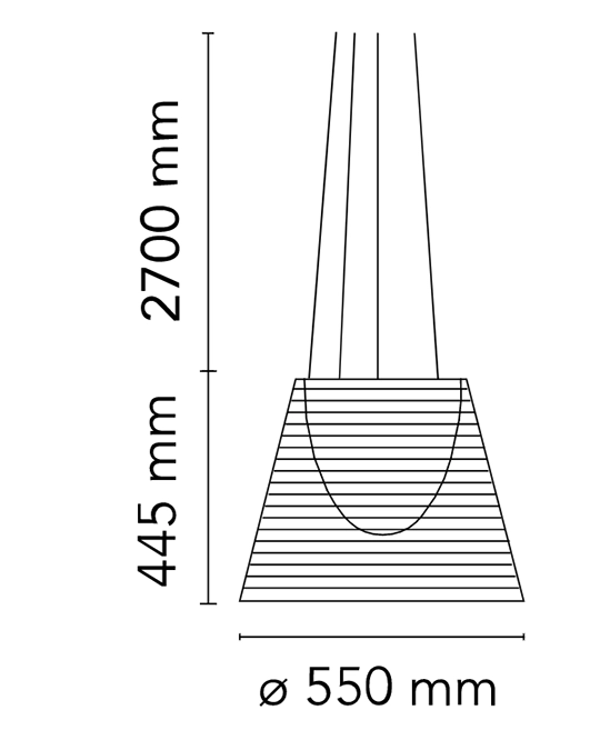 Flos KTribe Suspension 3 Lampada A Sospensione argento F6258000