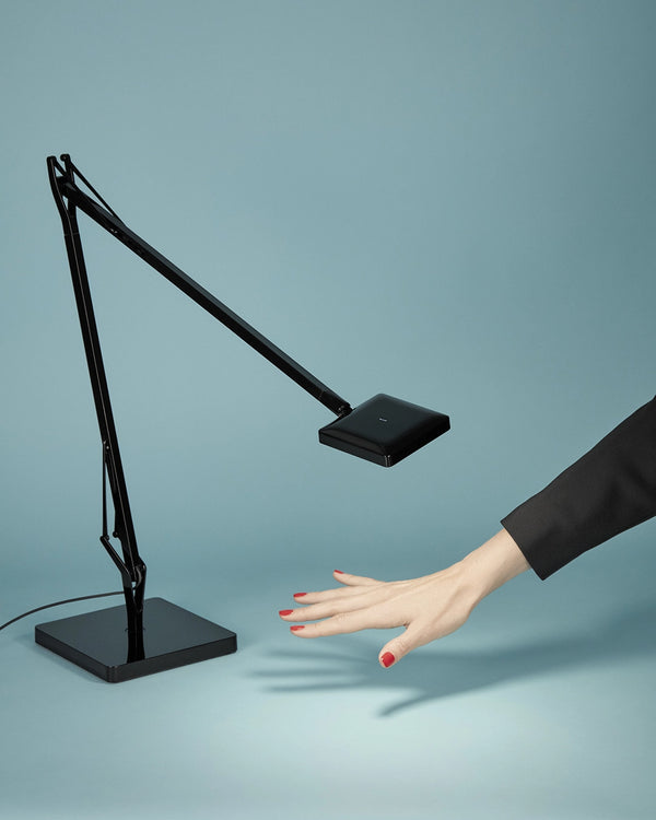 Flos Kelvin Led Edge Base Lampada studio nero lucido F3311030