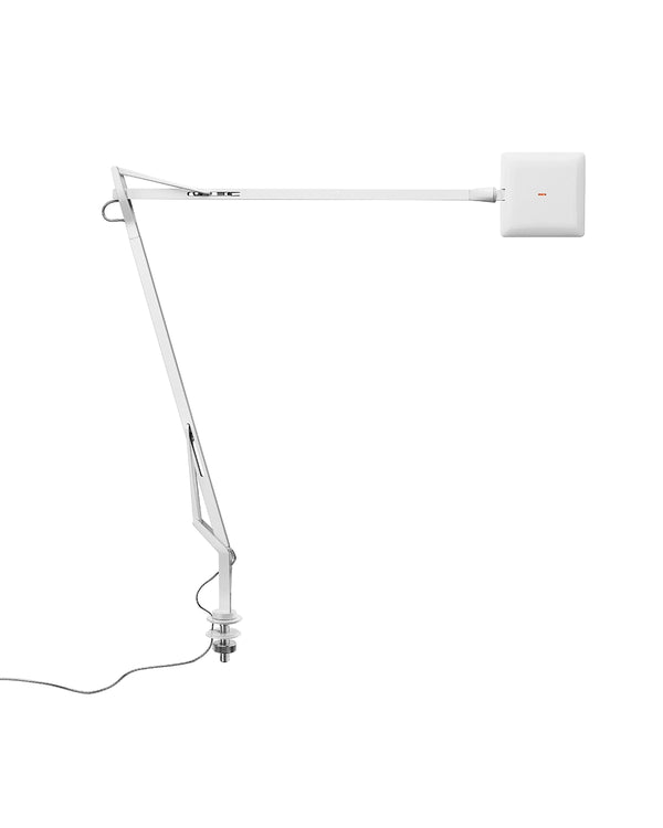 Flos Kelvin LED Lampada studio con Supporto e Cavo nascosto Bianco F3456009