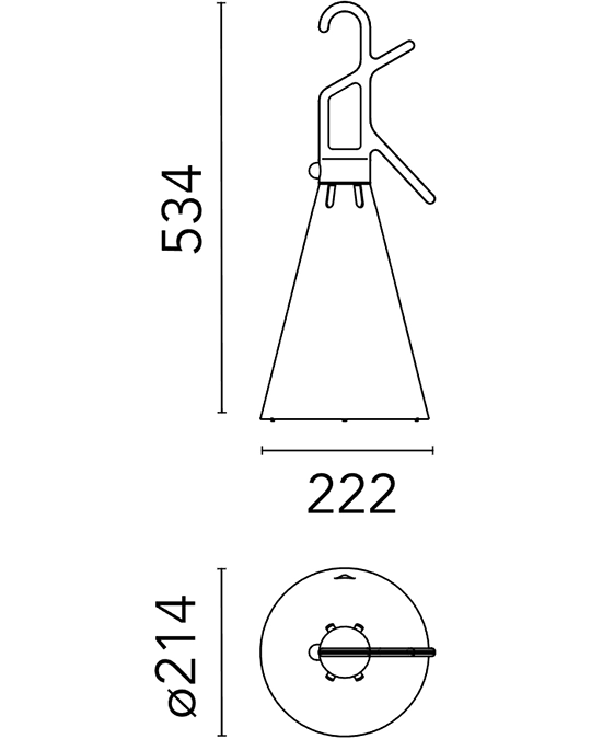 Flos Mayday Outdoor Lampada da esterno cavo 6 m Mustard Yellow F038AABA0ZZ