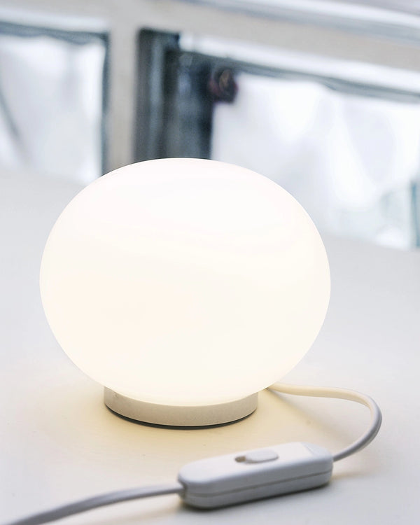 Flos Mini Glo-ball Table Lampada Da Tavolo Bianco F4191009