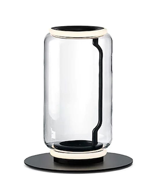 Flos Noctambule lampada a pavimento Floor 1 Low Cylinder small nero F0288000