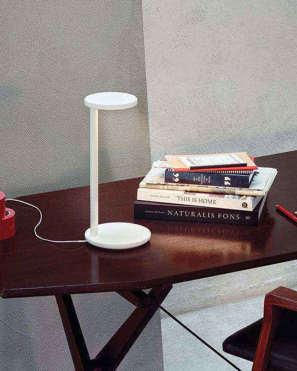 Flos Oblique Qi Lampada scrivania 2700K Matt White 09.8310.DY