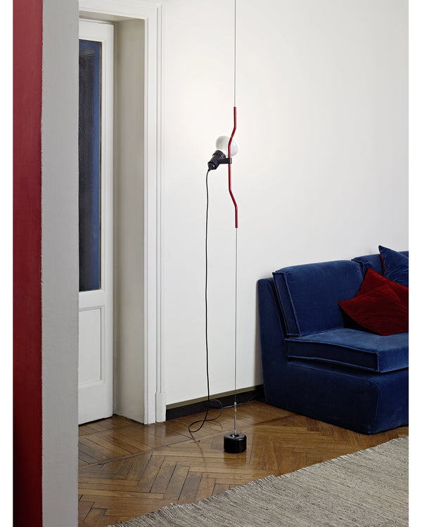Flos Parentesi On/Off Lampada a Sospensione rosso F5400035