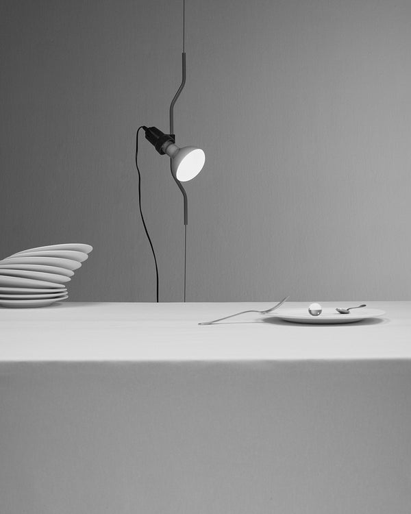 Flos Parentesi Lampada a sospensione regolabile Nera F5400030 – Flos