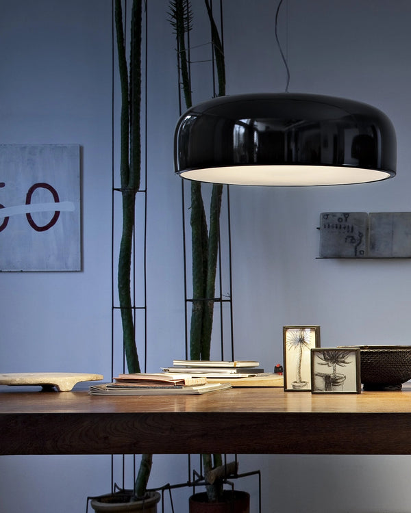 Flos Smithfield Suspension Lampada a Sospensione Glossy Black F1371030