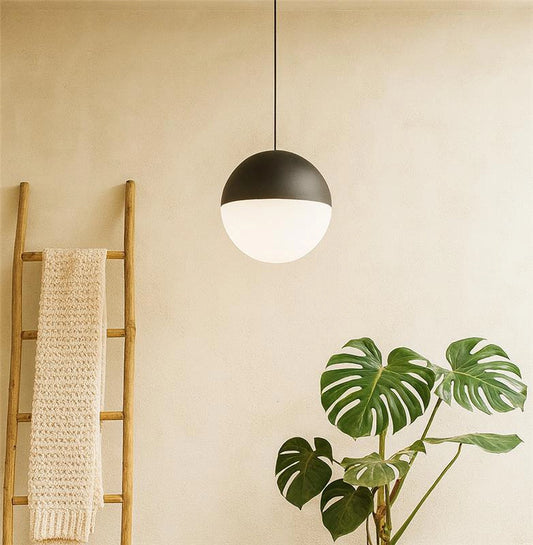 Flos String Light Lampada sospesa 19 cm Testa A Sfera Cavo 22 m nero