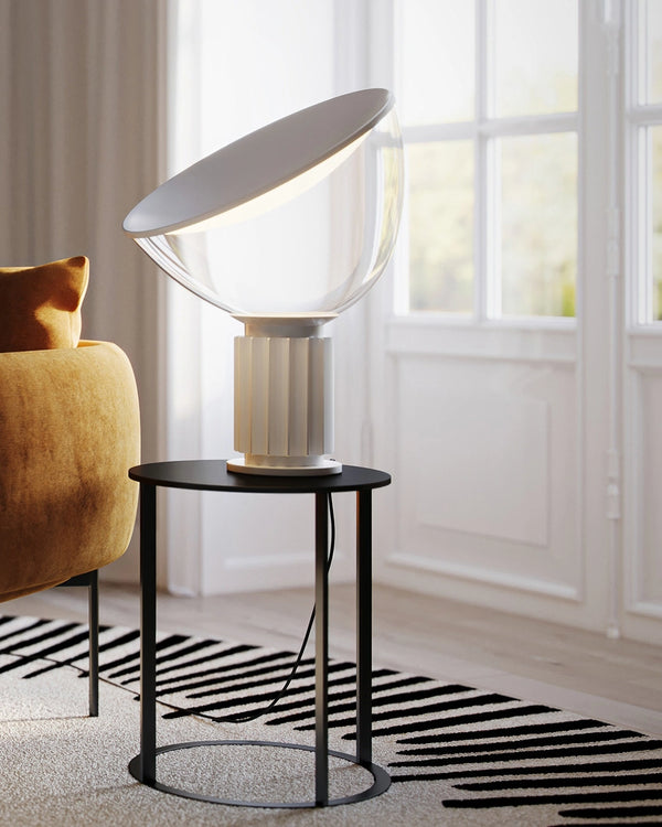 Flos TACCIA small lampada da tavolo luce indiretta bianco opaco F6604009