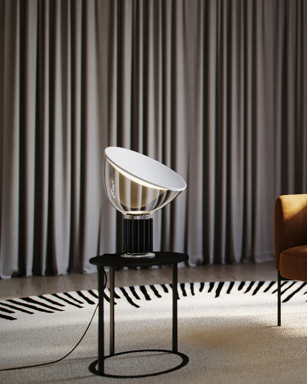 Flos Taccia Small Lampada da tavolo 48 cm Nero Opaco F6604030