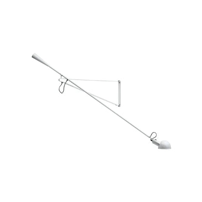 Flos 265 Lampada a parete 85 cm a luce diretta in acciaio bianco