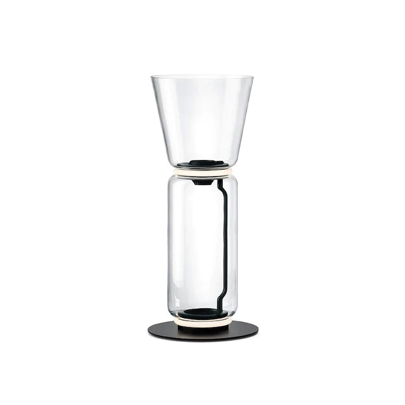 Flos Noctambule Floor 1 Lampada a pavimento nero High spenta, dettaglio del corpo lampada e dei materiali