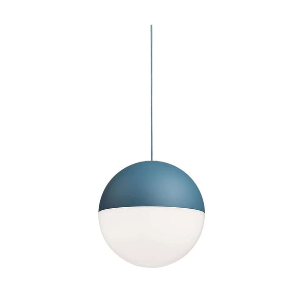 Flos String Light Testa A Sfera lampada sospesa 19 cm blu Cavo 12