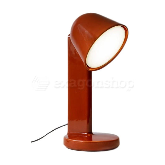 Flos ceramique down lampada da tavolo in ceramica rosso ruggine F1634039
