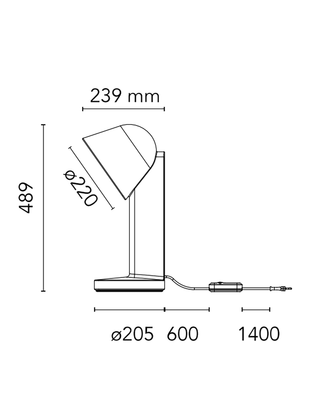 Flos ceramique down Lampada da tavolo in ceramica moss green F1634039