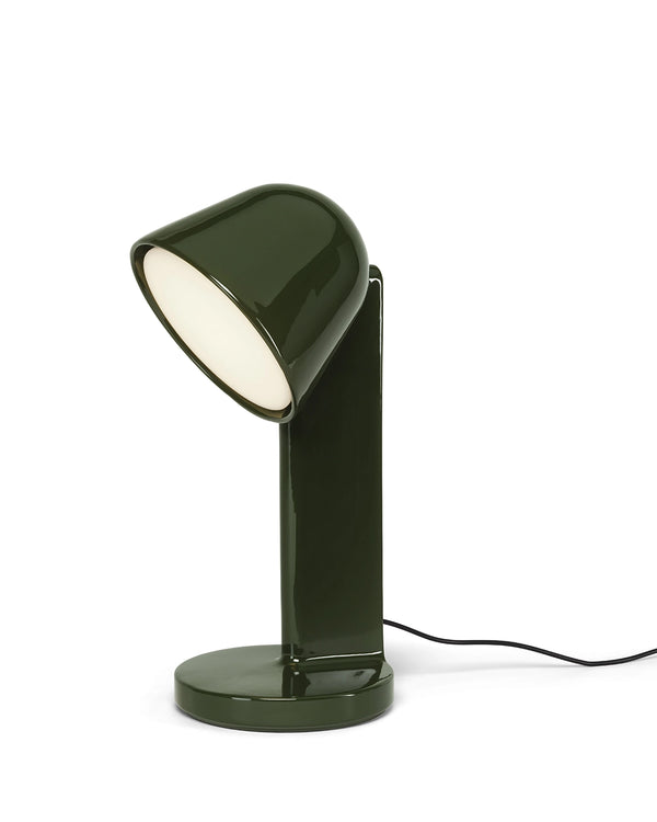 Flos ceramique down Lampada da tavolo in ceramica moss green F1634039