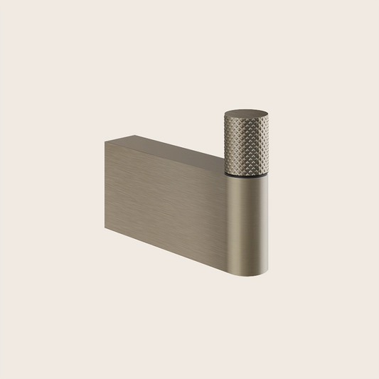 Gessi Diamantato Appendino a parete brass brushed pvd montato a parete, vista del design e della finitura