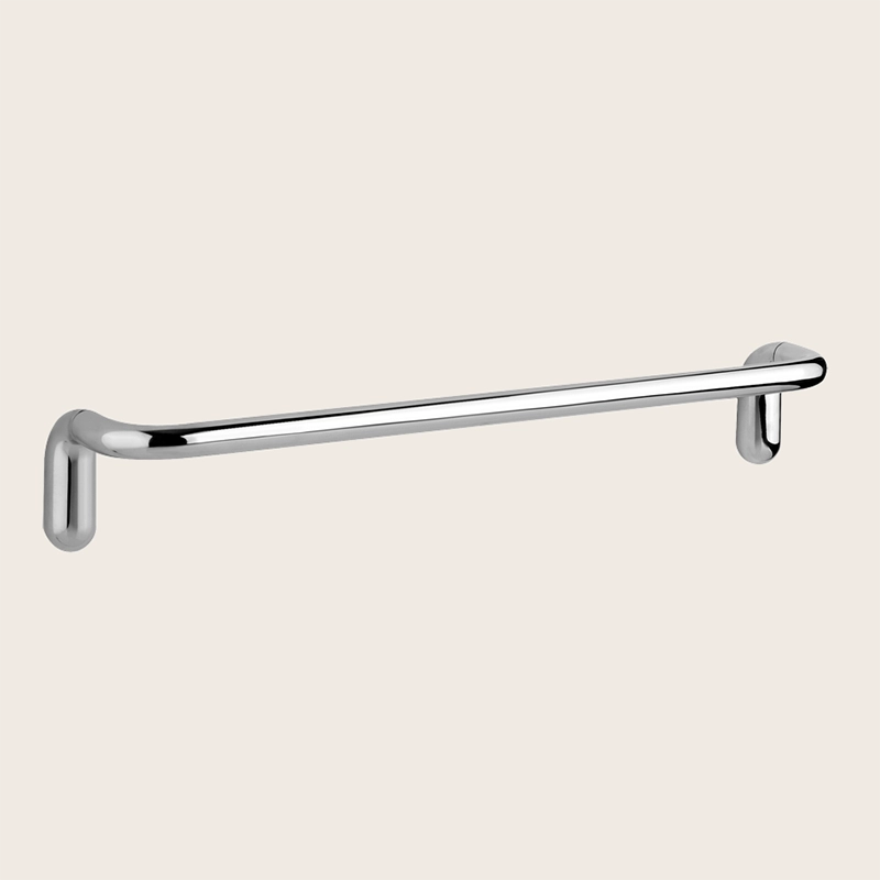 Gessi Goccia Porta asciugamani 30 Cm Cromo in lucido montato a parete, vista del design e della finitura