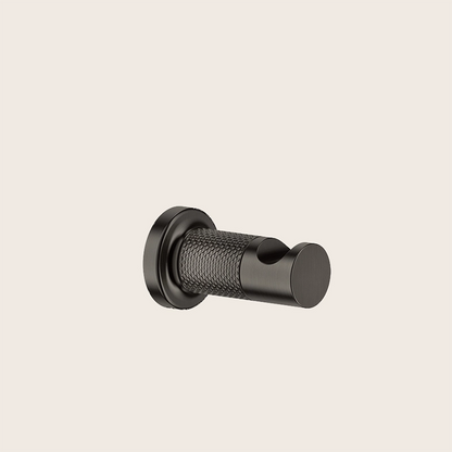 Gessi Inciso Appendino bagno A Parete black xl montato a parete, vista del design e della finitura