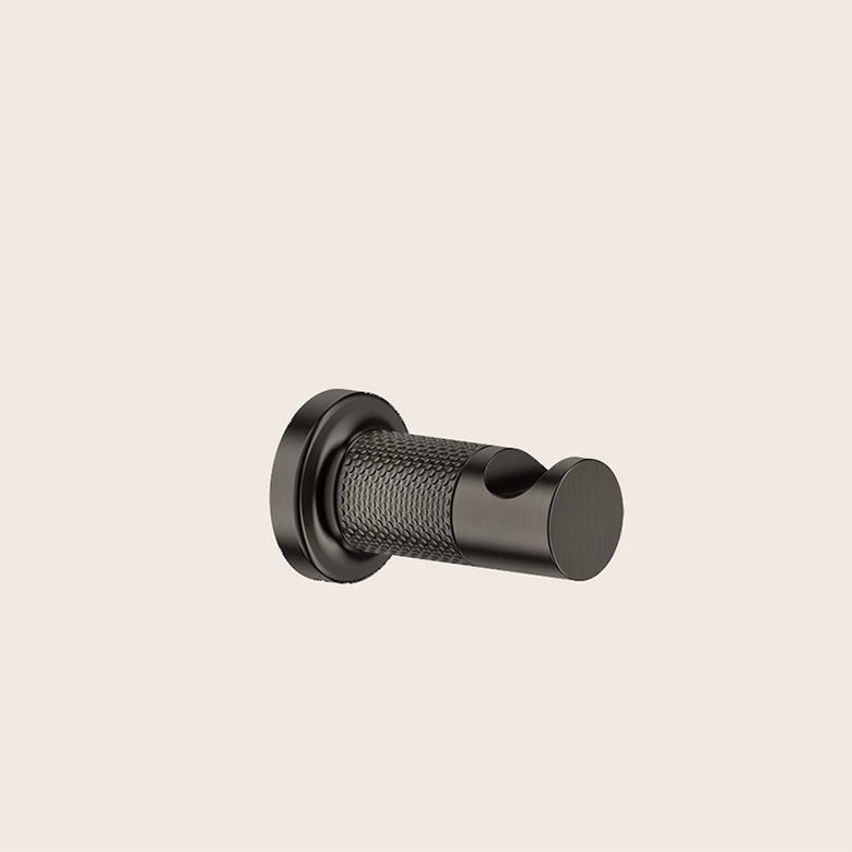 Gessi Inciso Appendino bagno A Parete black xl montato a parete, vista del design e della finitura