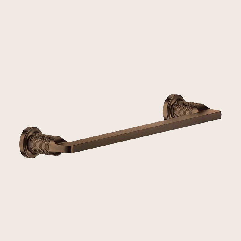 Gessi Inciso Portasciugamani 30 cm a Parete Rame Spazzolato montato a parete, vista del design e della finitura