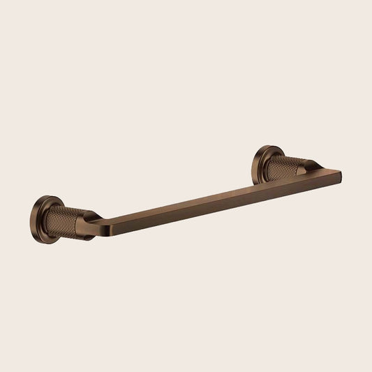 Gessi Inciso Portasciugamani 30 cm a Parete Rame Spazzolato montato a parete, vista del design e della finitura