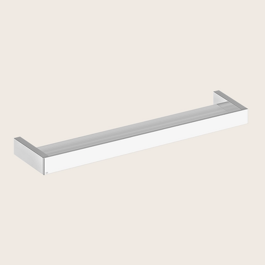 Gessi Mensola bagno 60 cm Con Verex Cromo installato in bagno moderno con ante in vetro temperato