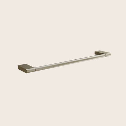 Gessi Origini Portasciugamani 30 cm brushed brass in pvd montato a parete, vista del design e della finitura