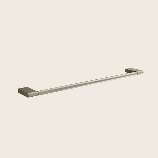 Gessi Origini Portasciugamani 45 cm brushed brass in pvd montato a parete, vista del design e della finitura