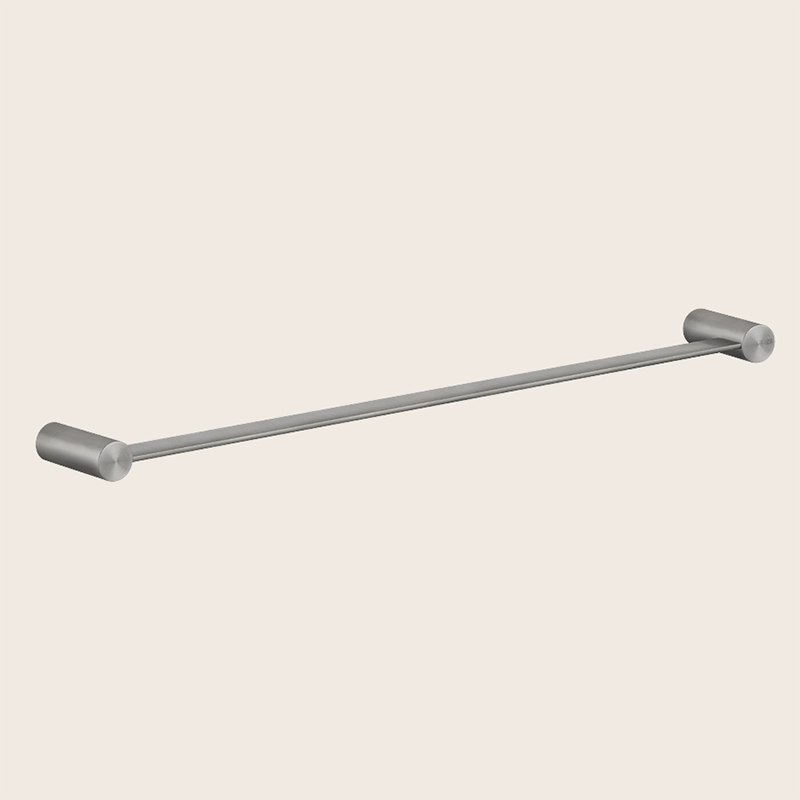 Gessi Porta asciugamani 60 cm a parete steel brushed in satinato montato a parete, vista del design e della finitura