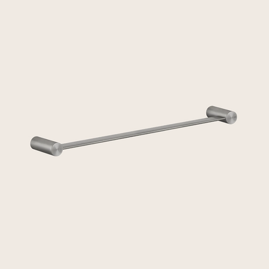 Gessi Portasciugamani 45 cm a muro steel brushed in satinato e spazzolato montato a parete, vista del design e della finitura