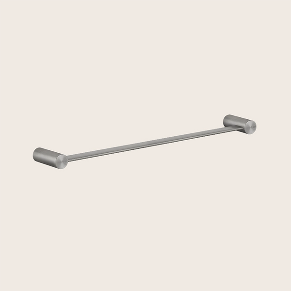Gessi Portasciugamani 45 cm a muro steel brushed in satinato e spazzolato montato a parete, vista del design e della finitura