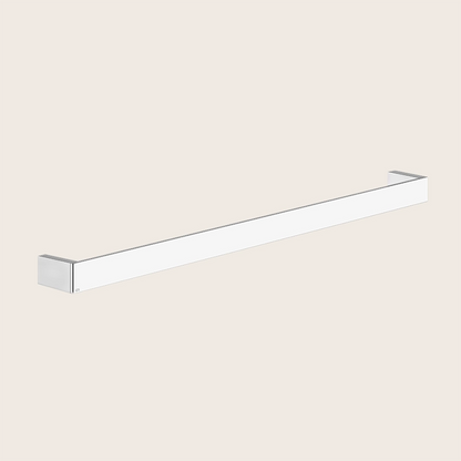 Gessi Rettangolo Porta asciugamani 60 Cm a muro cromo Cromo Lucido montato a parete, vista del design e della finitura