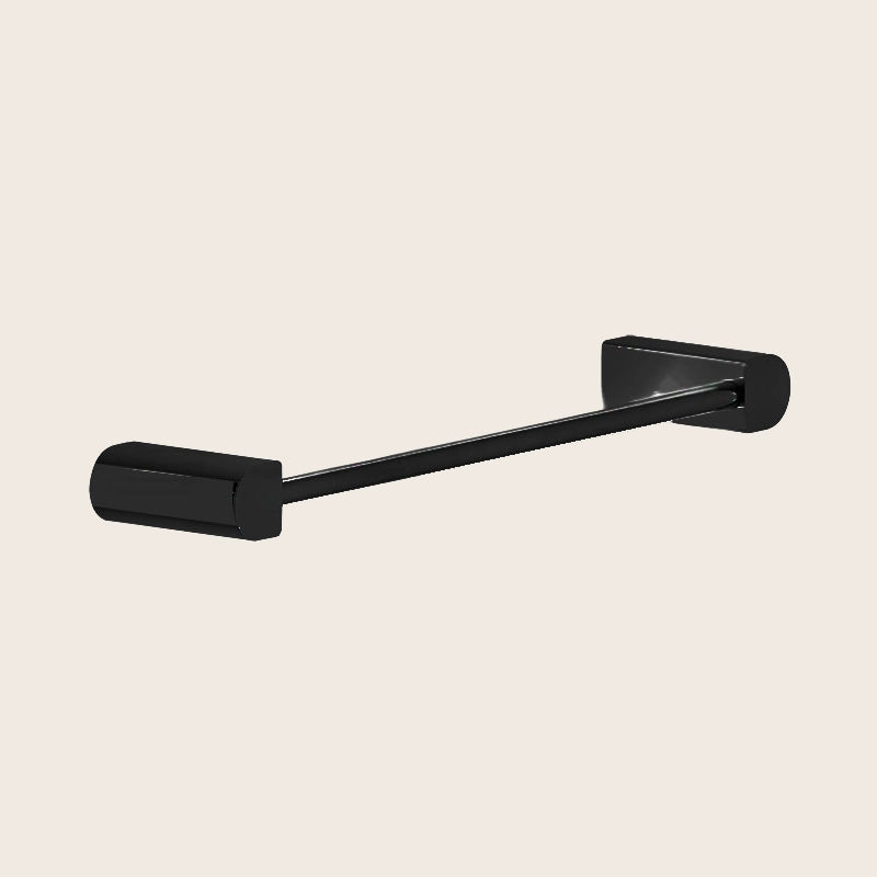 Gessi Rilievo Portasciugamani 30 cm a muro Nero Opaco