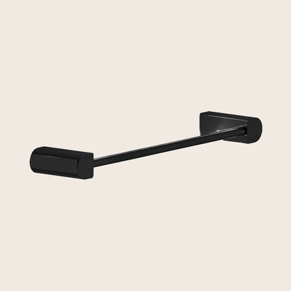 Gessi Rilievo Portasciugamani 30 cm a muro Nero Opaco Nero Xl montato a parete, vista del design e della finitura
