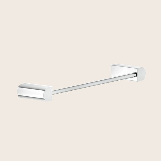 Gessi Rilievo portasciugamani 30 cm a muro cromo in lucido montato a parete, vista del design e della finitura