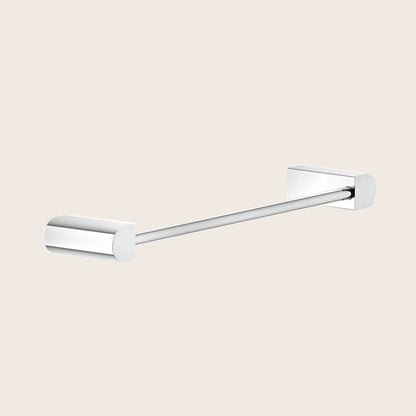 Gessi Rilievo portasciugamani 45 cm a muro cromo in lucido montato a parete, vista del design e della finitura