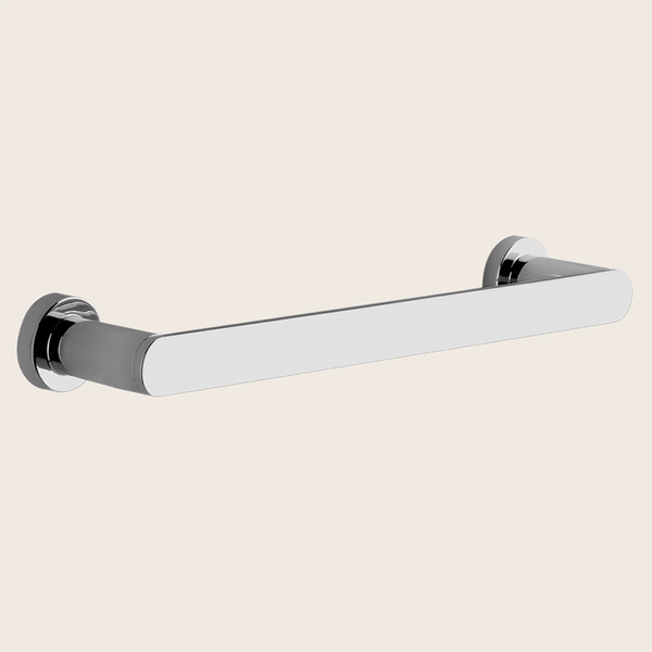 Gessi emporio Portasciugamani 30 cm a muro cromo Cromo Lucido in naturale montato a parete, vista del design e della finitura