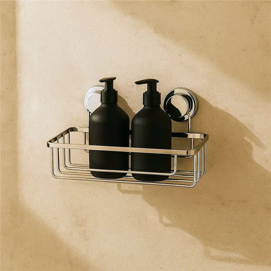 Griglia portasapone doccia vasca in acciaio cromato Premium