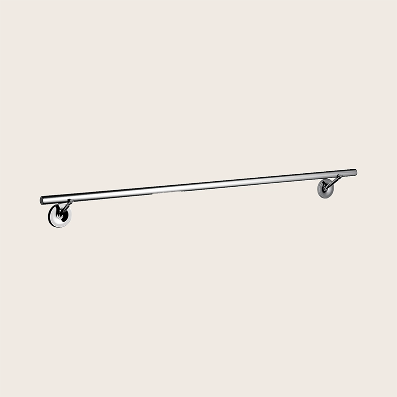 Hansgrohe AXOR Starck Portasciugamani 73 cm a muro Cromo in lucido e cromato montato a parete, vista del design e della...