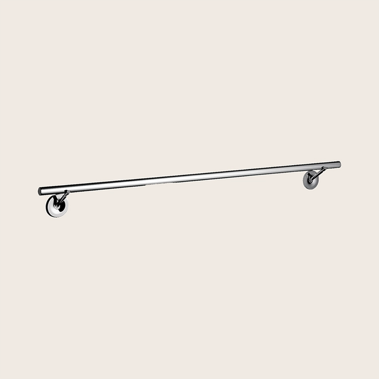 Hansgrohe AXOR Starck Portasciugamani 73 cm a muro Cromo in lucido e cromato montato a parete, vista del design e della...