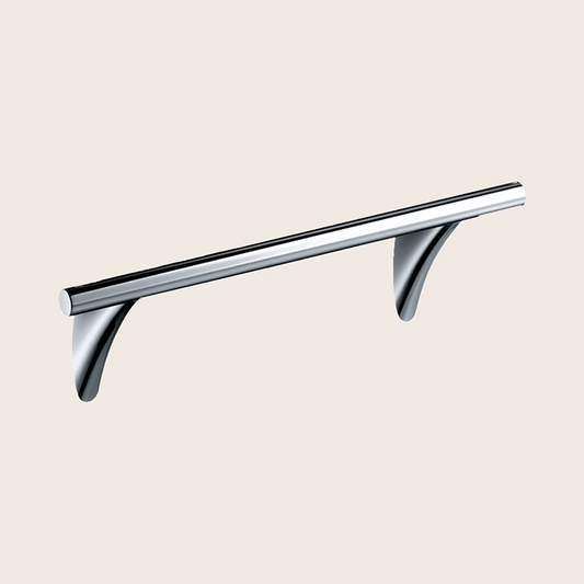 Hansgrohe Massaud Portasciugamani 39 cm a muro Cromo in lucido montato a parete, vista del design e della finitura