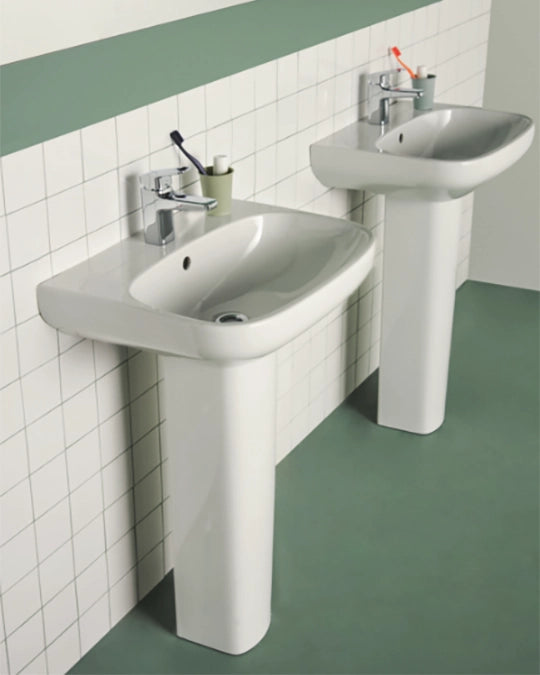 Ideal Standard I.Life A lavabo 60 cm con colonna bianco lucido